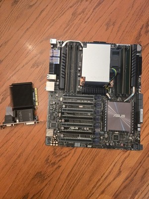 ASUS X99-E-10G WS Workstation Motherboard Bundle i7-5820K 16GB DDR4 10GbE LAN