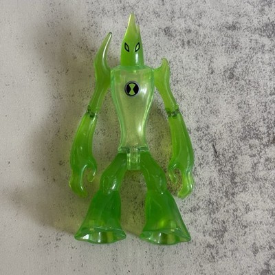 Ben 10 Alien Force 2008 TRANSLUCENT GREEN GOOP 4'' Action Figure Articulated