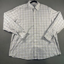 Brooks Brothers Regular Fit Non-Iron Stretch Supima Cotton Check Shirt 17-35