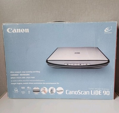  Canon CanoScan LiDE 90 Color Image Scanner Ultra Compact Open Box Unused USB