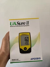 UASure II Blood Uric Acid Test Kit Meter for Uric Acid Home Gout Monitoring
