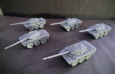 HO Scale French AMX-10 RC Platoon  X5 1/87th scale