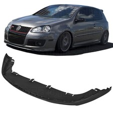 Front Bumper Lip Spoiler For 06-09 Volkswagen Golf Jetta Mk5 Black Pu V Style