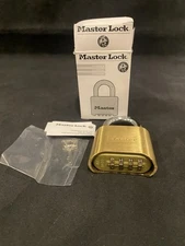 Master Lock 175 Combination Resettable Safety Padlock - NEW NIB NOS