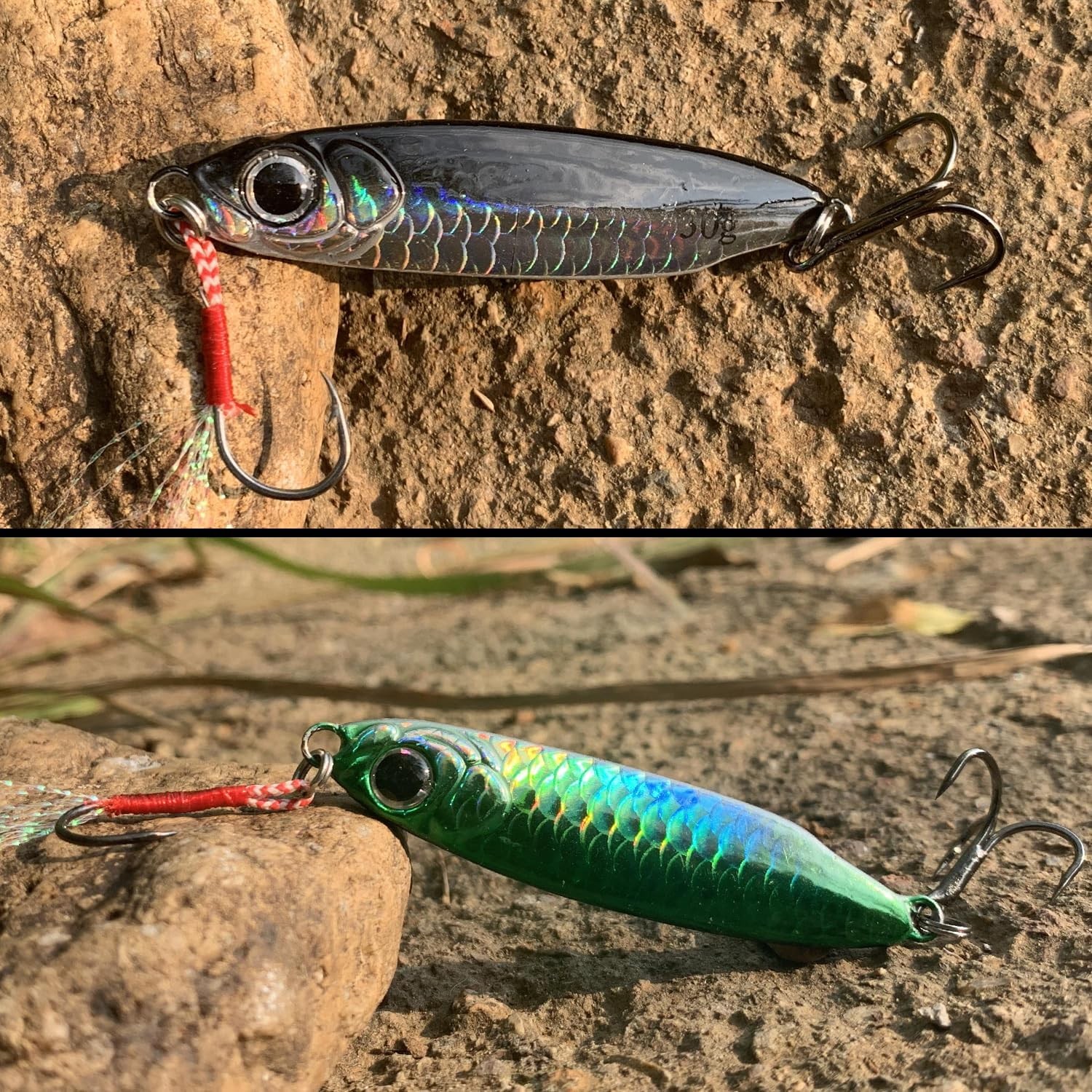 Saltwater Jigs Fishing Lures with Ultra-Sharp Hooks, Saltwater 5PCS-30g/1.06oz - Image 3