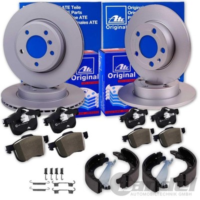 ATE BREMSSCHEIBEN + BELÄGE + HANDBREMSE VORNE+HINTEN für VOLVO V70 XC70 S80