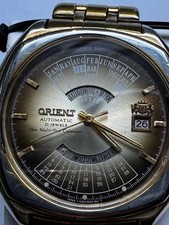 Orient College Perpetual Multi Year Calendar Automatic Vintage