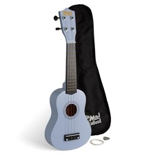 Soprano Ukulele with Bag Pick Carbon Strings Lavender Blue by Mad About
