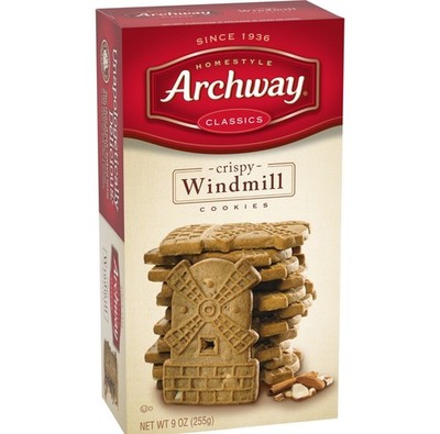 Archway Crispy Windmill Cookies   9 oz Box