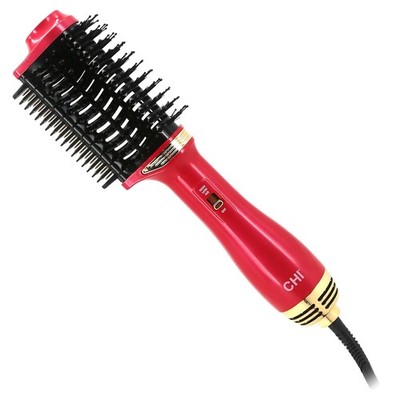 CHI Volume Styler Blowout Brush Comb Pink CA1248A 2-in-1 Open Box New