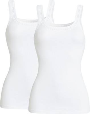 Con-ta Damen-Unterhemd 2er-Pack Feinripp