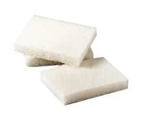 3M 9030 Scotch-Brite White Light Duty Scrubbing Pad - 40 / CS
