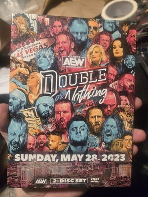 AEW Double or Nothing 2023 (DVD, 2-Disc Set) Brand NEW - (SUNDAY MAY 28TH 2023)