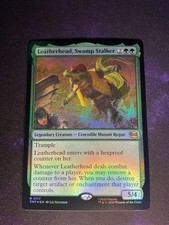 MTG * Leatherhead, Swamp Stalker (Foil) Teenage Mutant Ninja Turtles * 1X * NM