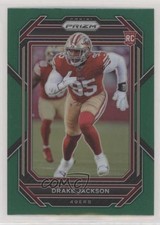 2022 Panini Prizm Rookies Green Prizm Drake Jackson #396 2qw