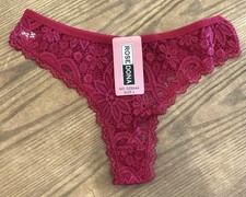 Women's Size L Red Panties Underwear - A0021