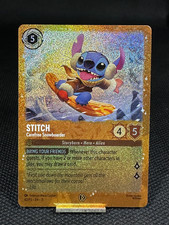 Disney Lorcana Stitch Carefree Snowboarder Foil Promo 42/P3 A