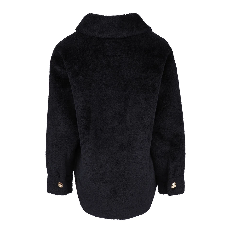 Maje Women's Overshirt Jacket Size 36 Fur-Effect MFPBL00453 - Image 4 of 4