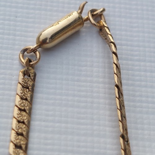 Vintage Krementz 22" Twisted Gold Tone Chain Necklace STE - Picture 9 of 15