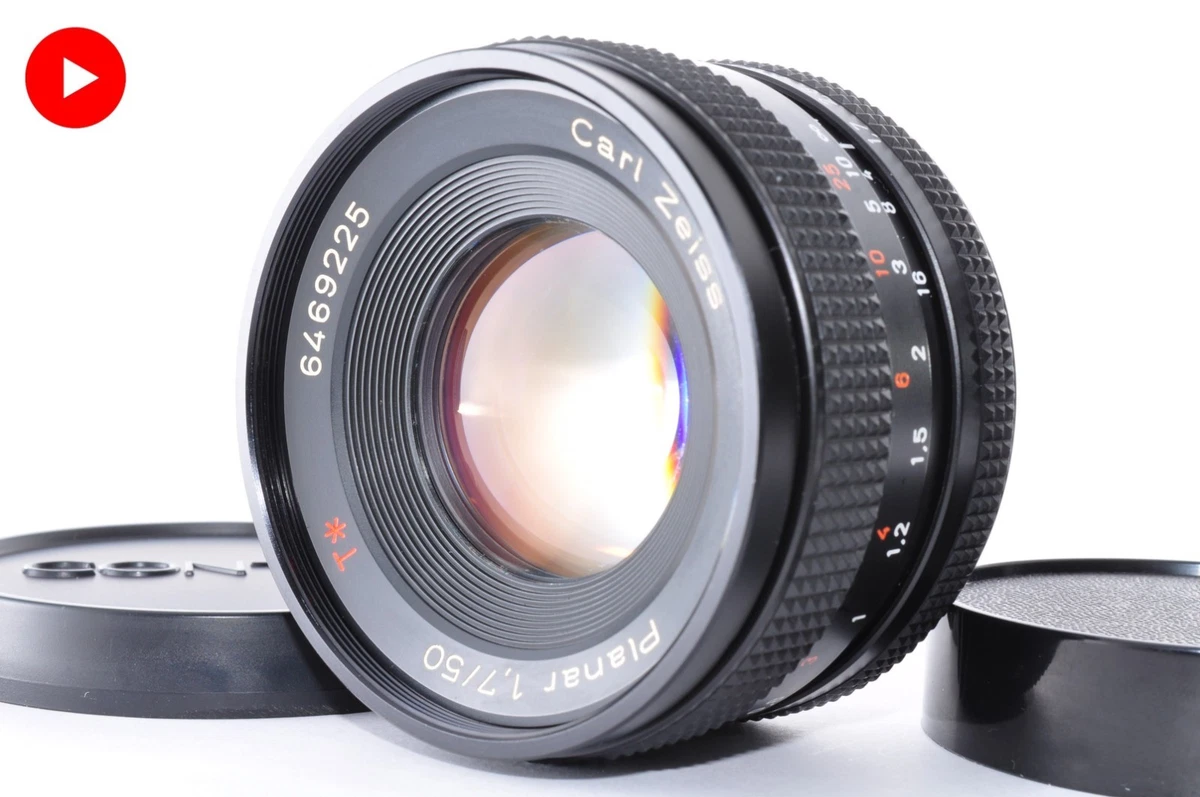 ZEISS Planar T* Camera Lenses 50mm Focal f/1.7 Maximum Aperture