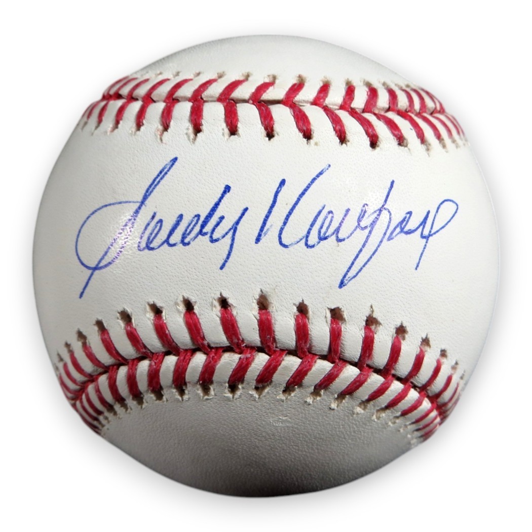 Sandy Koufax Autographed Signed Los Angeles Dodgers Baseball Dodgers Pitcher Legend JSA LOA YY54652 