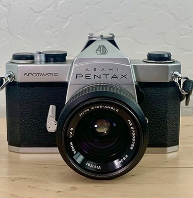 Pentax Spotmatic SP With 35mm F2.8 Lens M42 EXC