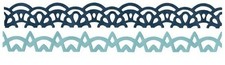 New Lifestyle Crafts Quickutz Cutting Dies Doilies 12'' Border 2 dies