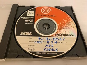 Dreamcast Development ROM Sega Chu Chu Rocket Collector's Item ROM Disc 2605TK
