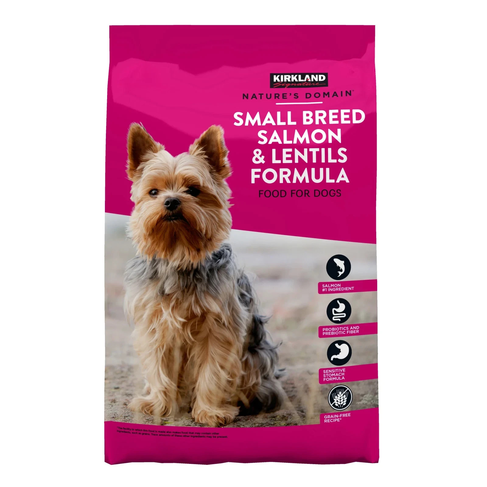 Kirkland Signature Nature's Domain Small Breed Salmon & Lentil Dog Food, 20 lbs
