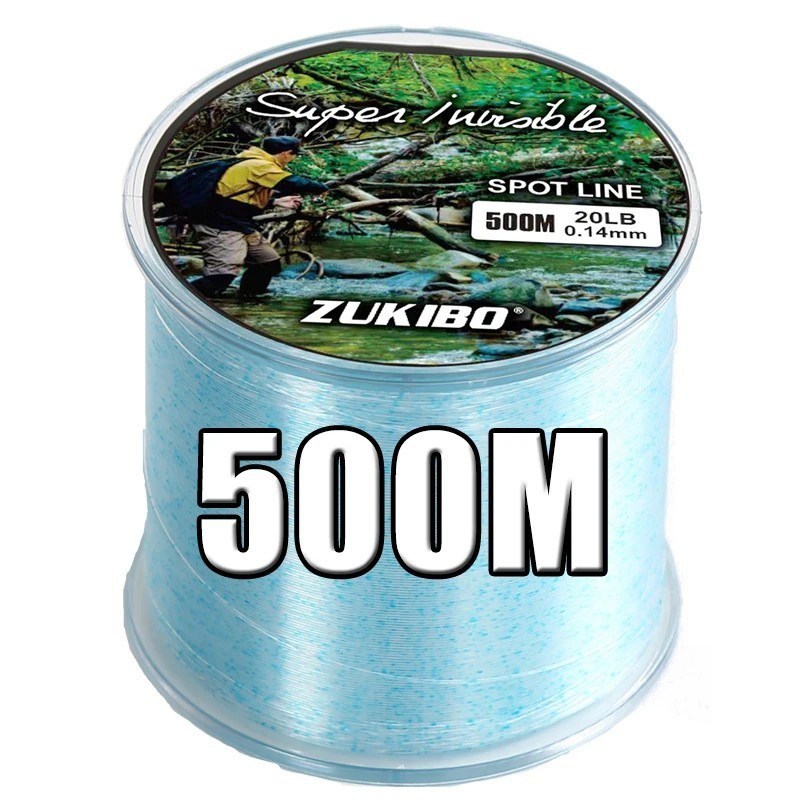 絹 ZUKIBO 500m/2000m Invisible Spotted Fishing Line Super Strong