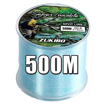 ZUKIBO 500m/2000m Invisible Spotted Fishing Line Super Strong