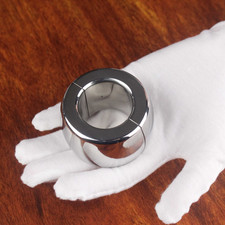 Metal Ring Ball Stretcher Enhancer Enlarger Weight Extrusion Male Bondage BDSM