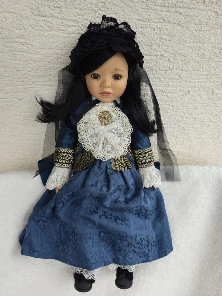 Götz Künstlerpuppe Principessa Olga 65 cm 1997 Puppe Limit 40 St. Exklusiv Doll - Bild 2 von 4