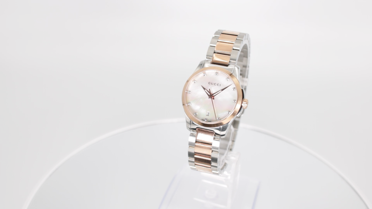 GUCCI G-Timeless YA126544 Mother of Pearl Dial Quartz Women's