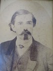 Civil War Confederate General Earl Van Dorn CSA Albumen framed photo 14"x11" — photo 3