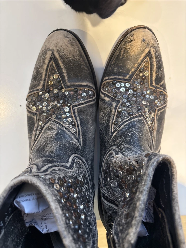 Botas Cortas Frye Deborah Star Tachonadas Talla 8 Foto 3 de 4