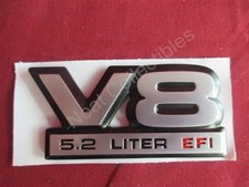 Nos Oem Dodge Dakota V8 5.2l Efi Fender Nameplate Emblem 1991 - 96