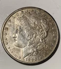 Morgan 1890 Silver Dollar $1 Coin Business Strike Circulated 0.9 Fineness