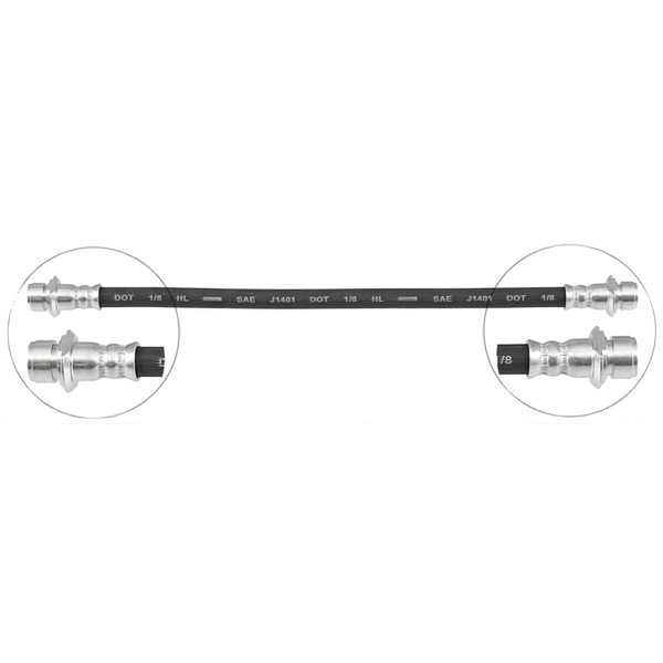 Bremsschlauch 313 Mm Inn M10X1.0 Inn M10X1.0 A.B.S. FüR U.A. Toyota Land-image