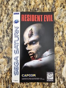 Resident Evil CIB Sega Saturn. Complete with game, manual, registration and case