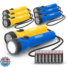 Eveready LED Flashlight (8-Pack) Bright Reliable Flashlights for 
