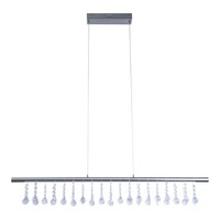 "Led Pendelleuchte \"Nobilis\" L: 100Cm Satin-Nickel"