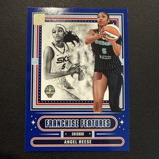 2025 Donruss WNBA Angel Reese Franchise Features Blue Press Proof #5 - Sky