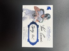 2017 Panini Flawless Collegiate Team Slogan Signatures Sapphire Kirk Cousins /20