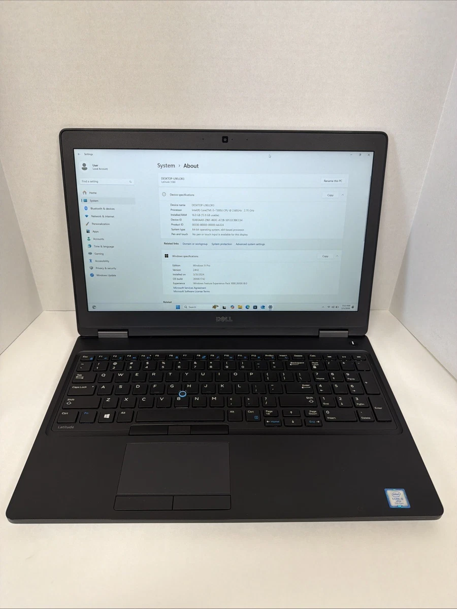Dell Intel Core i5 7th Gen. PC Laptops & Netbooks 256 GB SSD