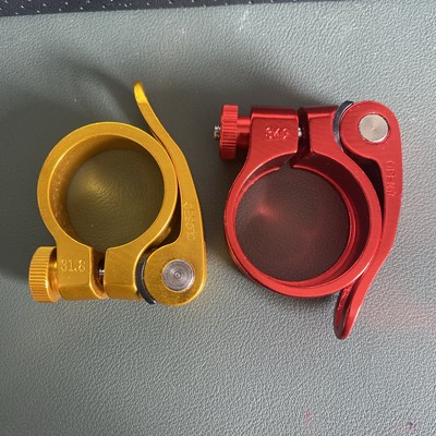 IMPALAPRO Fahrrad Schnellspanner Sattelstützenklemme - Fahrrad Sattelklemme - 34,9, 31,8
