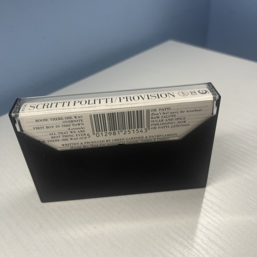 Scritti Politti Provision (Cassette) - Picture 3 of 3