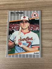 Billy Ripken FF F*** Face 1989 Fleer 616 Error Card Orioles