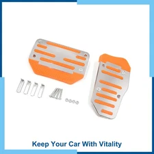 Universal Pack (1) 2 in 1 Racing Sports Gas Brake Pedal Pads Cover