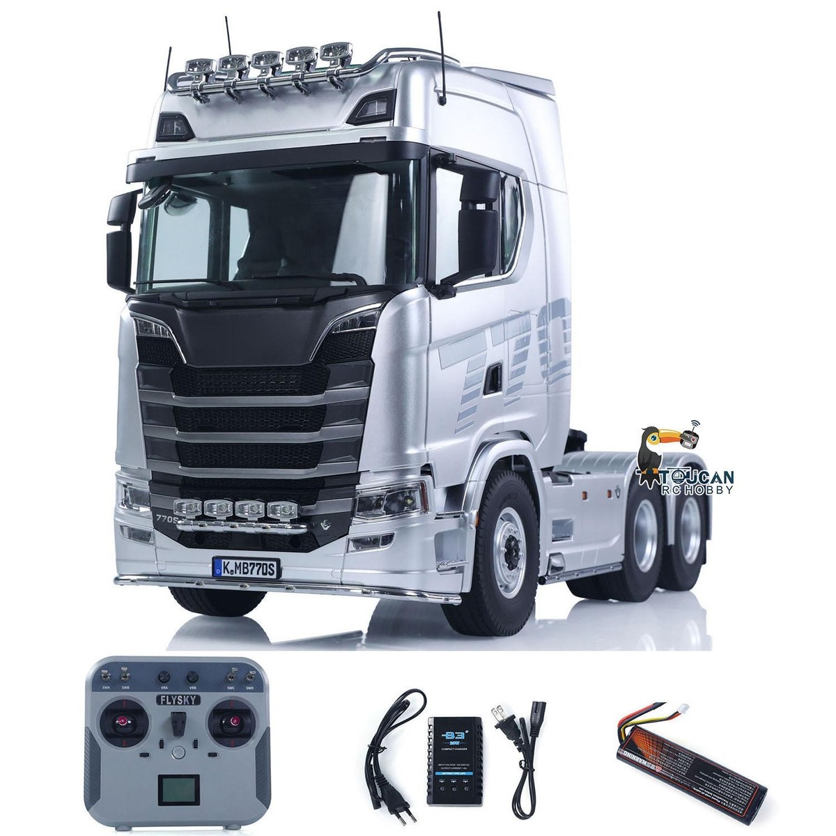 1/14 KABOLITE 2Speed RC Tractor SCANIA 770S 100 6WD Car